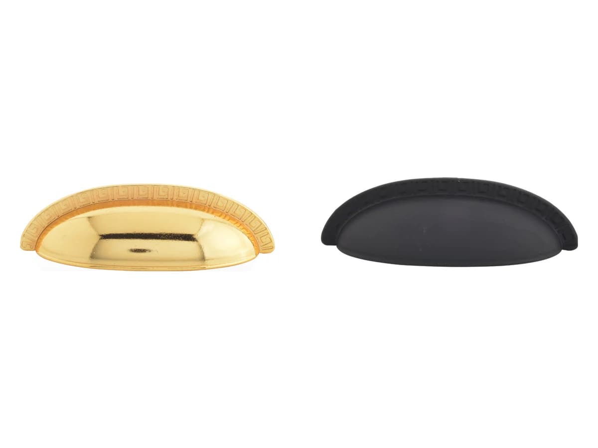 Patterned Stone Pull (PM 044) — Zamak furniture handle