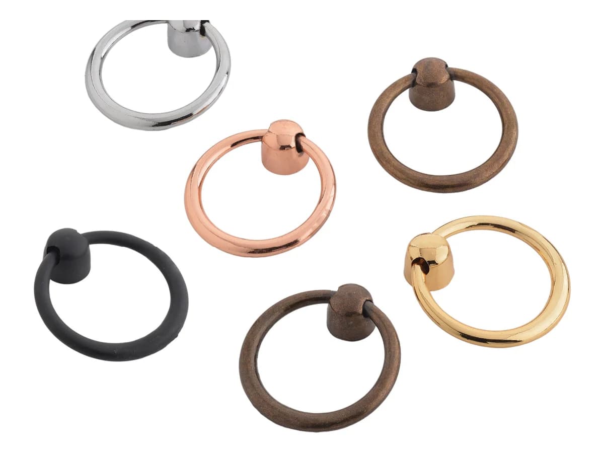 Ring Handle (PM 048) — Zamak furniture handle
