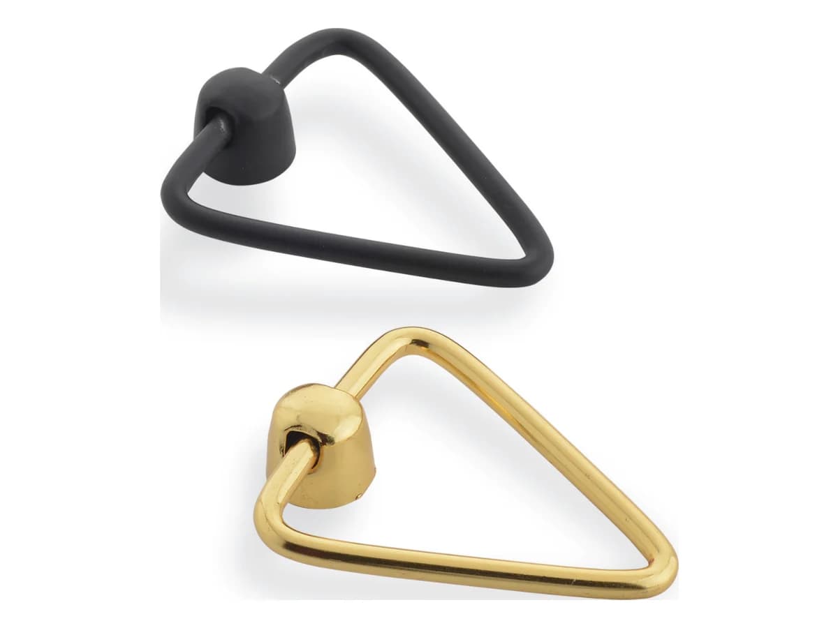 Ring Pull Eco Triangle (PM 049) — Zamak furniture handle