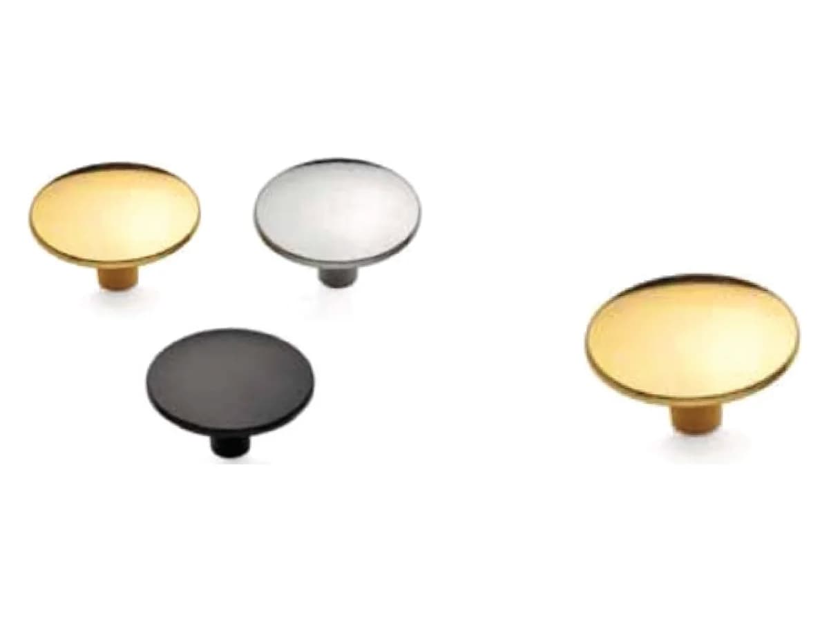 Round Knob (PM 060) — Zamak furniture handle